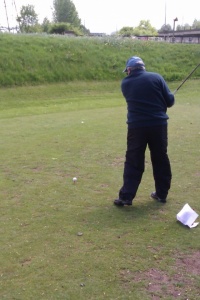 2013 Capt Barry Wilson opening shot of the year A textbook swing