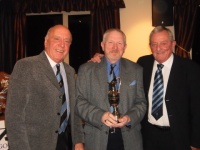 Capt Joey Byrne with Brian and Barry winners of the Nobby Trophy