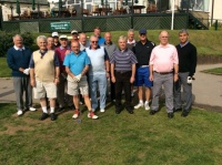 Members on Bridlington tour at South Cliff for Nobby Trophy